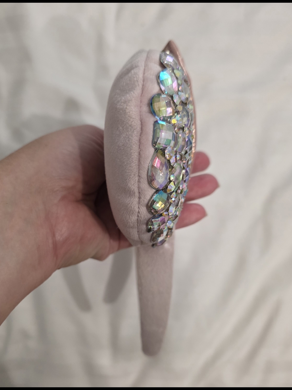 Mickey Sparkle Bow Ear Headband - Pink - Picture 5 of 7